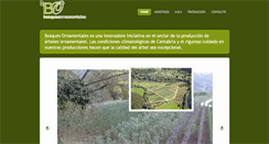 Desktop Screenshot of bosquesornamentales.com