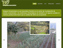 Tablet Screenshot of bosquesornamentales.com